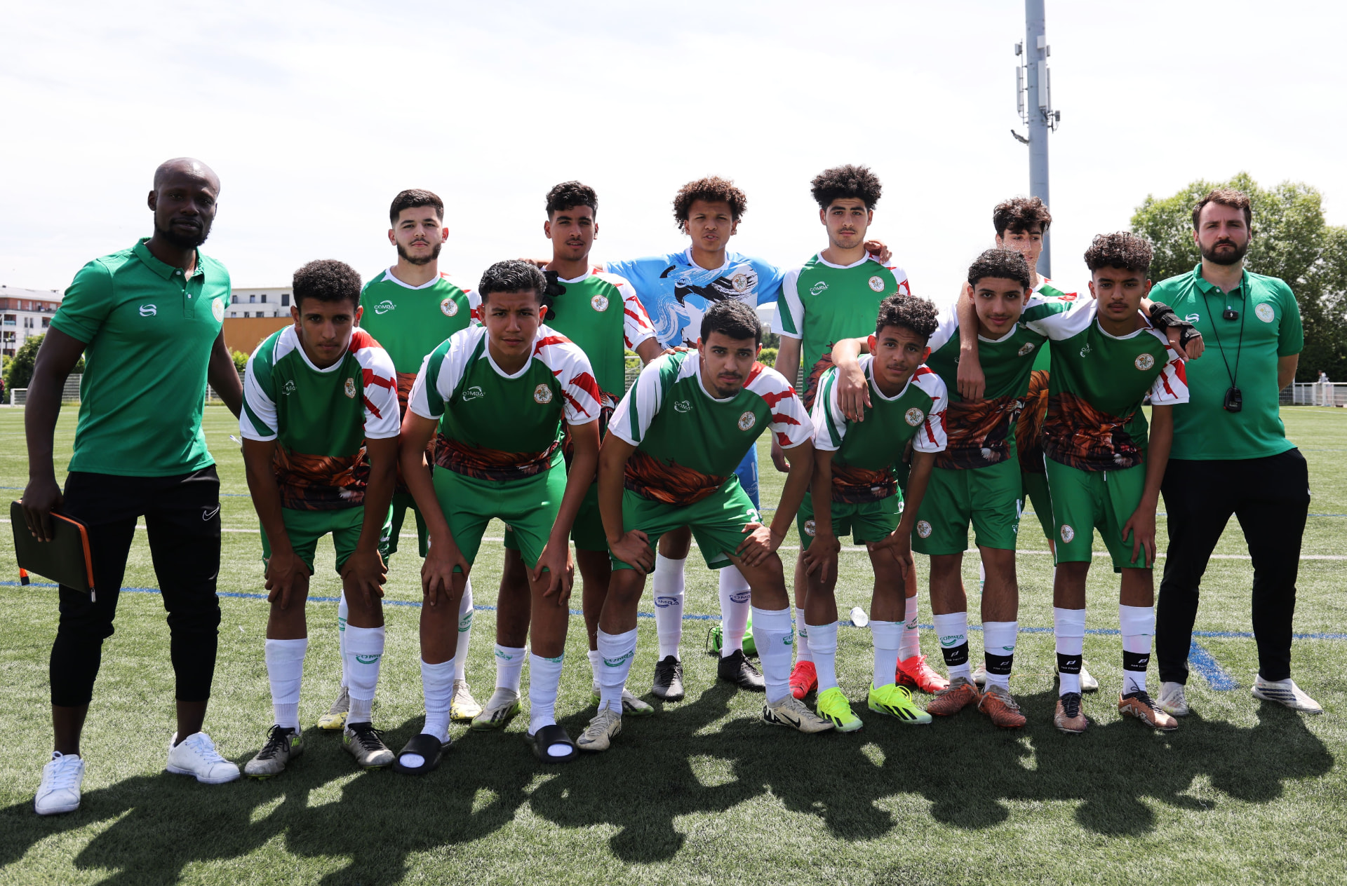 Jeunes talents marocains à l'entraînement